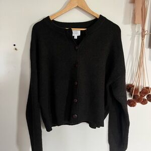 Things Between Chocolate Brown Cardigan